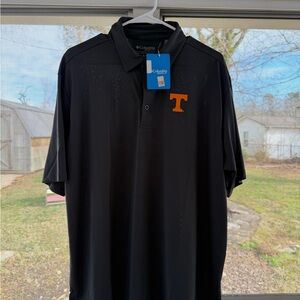 Columbia Golf Men's Charcoal Gray Tennessee Volunteers Polo - NWT